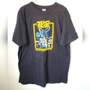 Starwars Big Bear California graphic t-shirt size Large the duck CO. Tag.